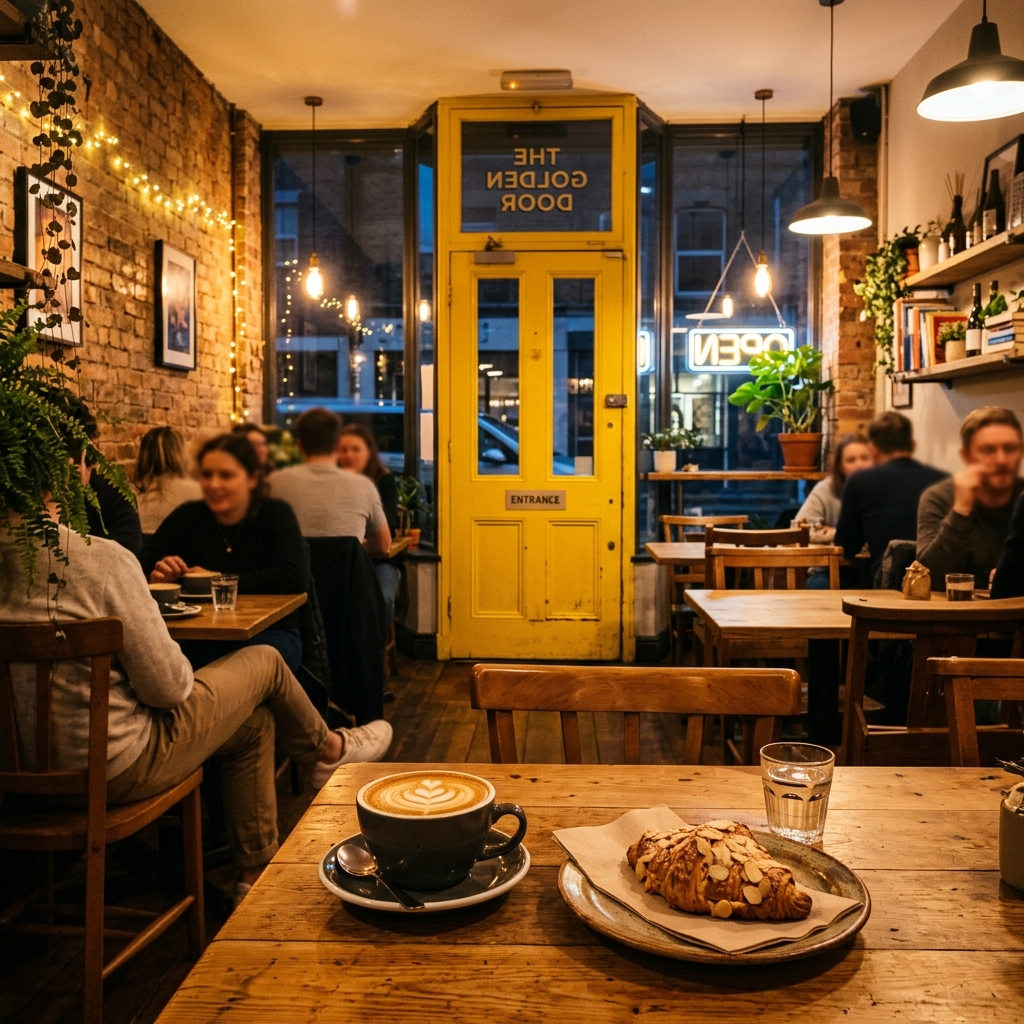 Big Yellow Door cafe ambiance